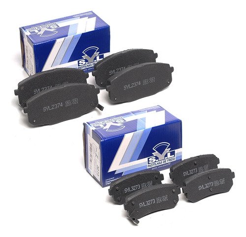 Pastilhas de freio dianteira/traseira - SYL2374 + SYL3273 - Imagem 2