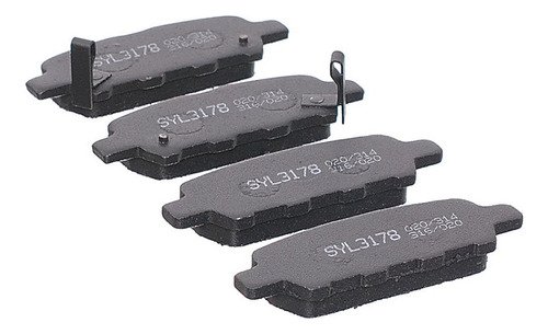 Pastilhas de freio traseiras - SYL3178 - Imagem 3