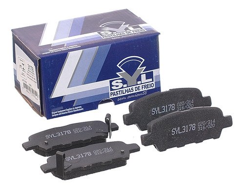 Pastilhas de freio dianteira/traseira - SYL3178 + SYL2179 - Imagem 2
