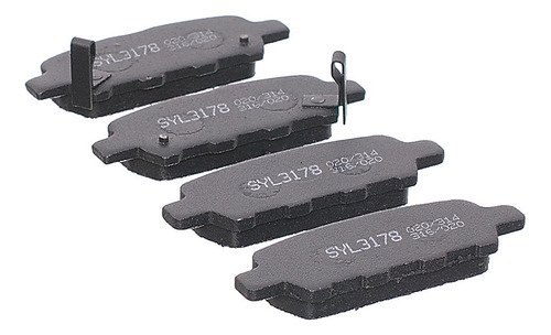 Pastilhas de freio dianteira/traseira - SYL3178 + SYL2179 - Imagem 3