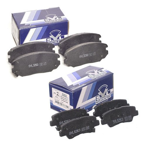 Pastilhas de freio dianteira/traseira - SYL5263 + SYL3260