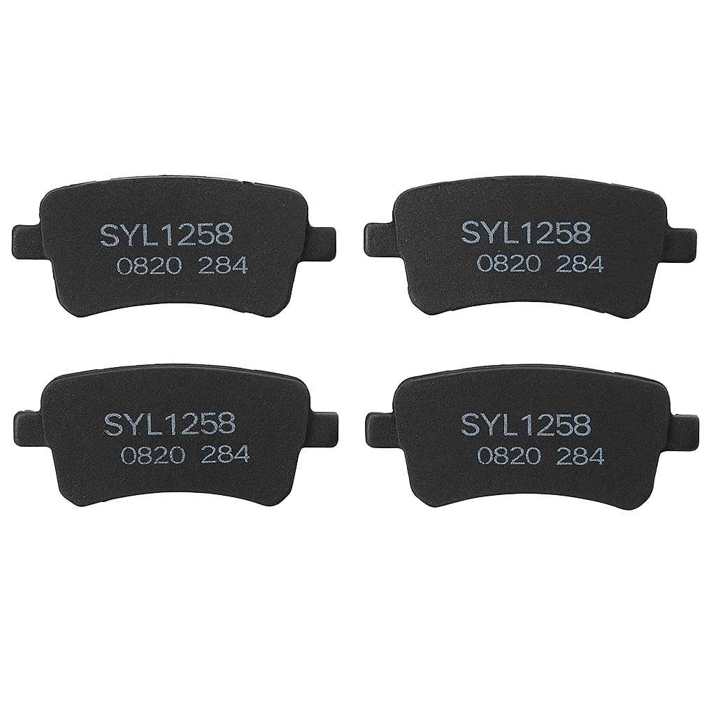 Pastilhas de freio dianteira/traseira - SYL1250 + SYL1258 - Imagem 2