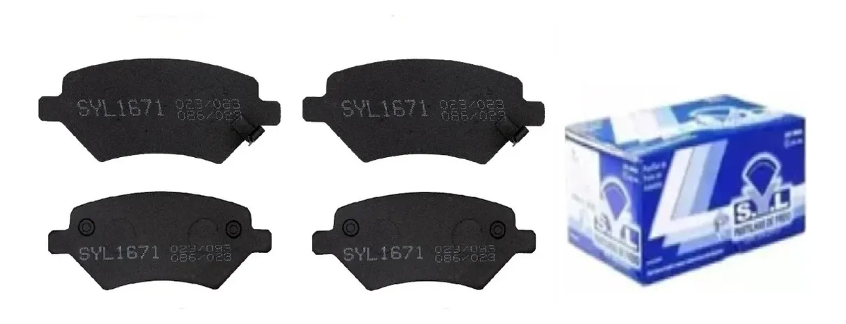 Pastilhas de freio dianteira/traseira - SYL1389 + SYL1671 - Imagem 3
