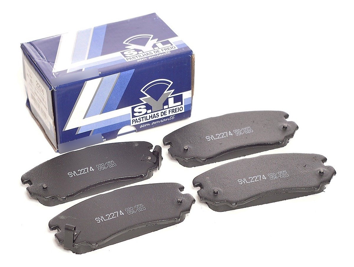 Pastilhas de freio dianteira/traseira - SYL2274 + SYL 2276 - Imagem 2