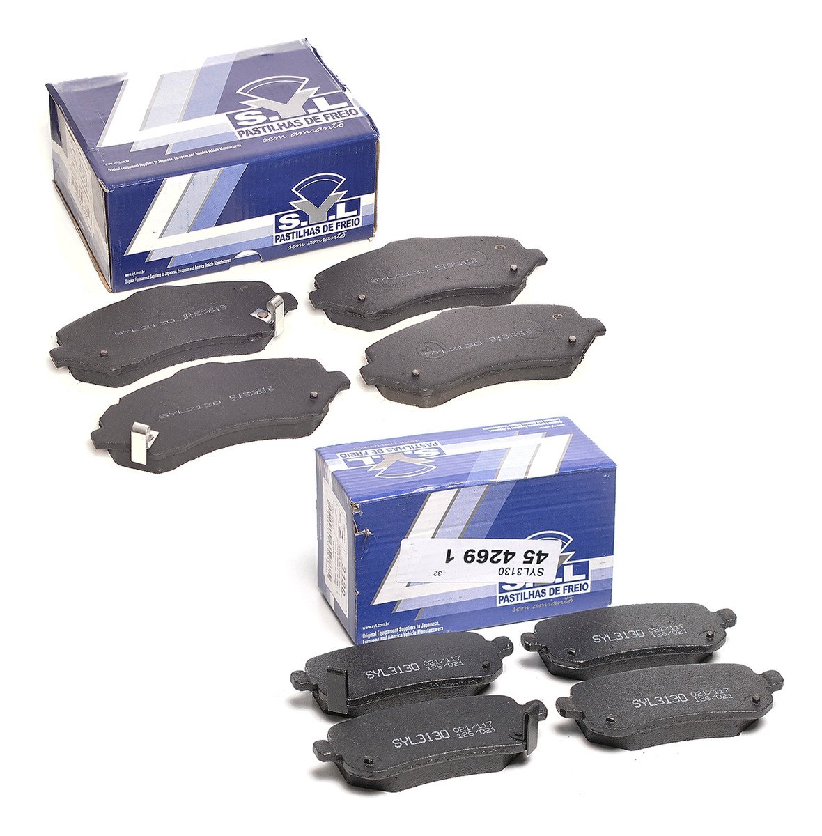 Pastilhas de freio dianteira/traseira - SYL 2130 + SYL 3130