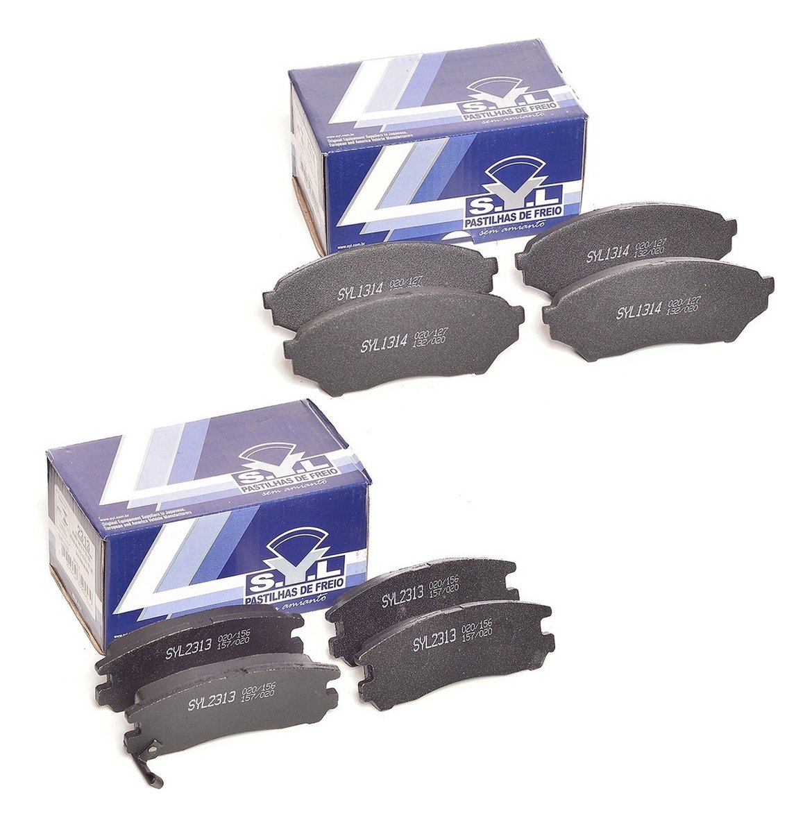 Pastilhas de freio dianteira/traseira - SYL1314 + SYL2313